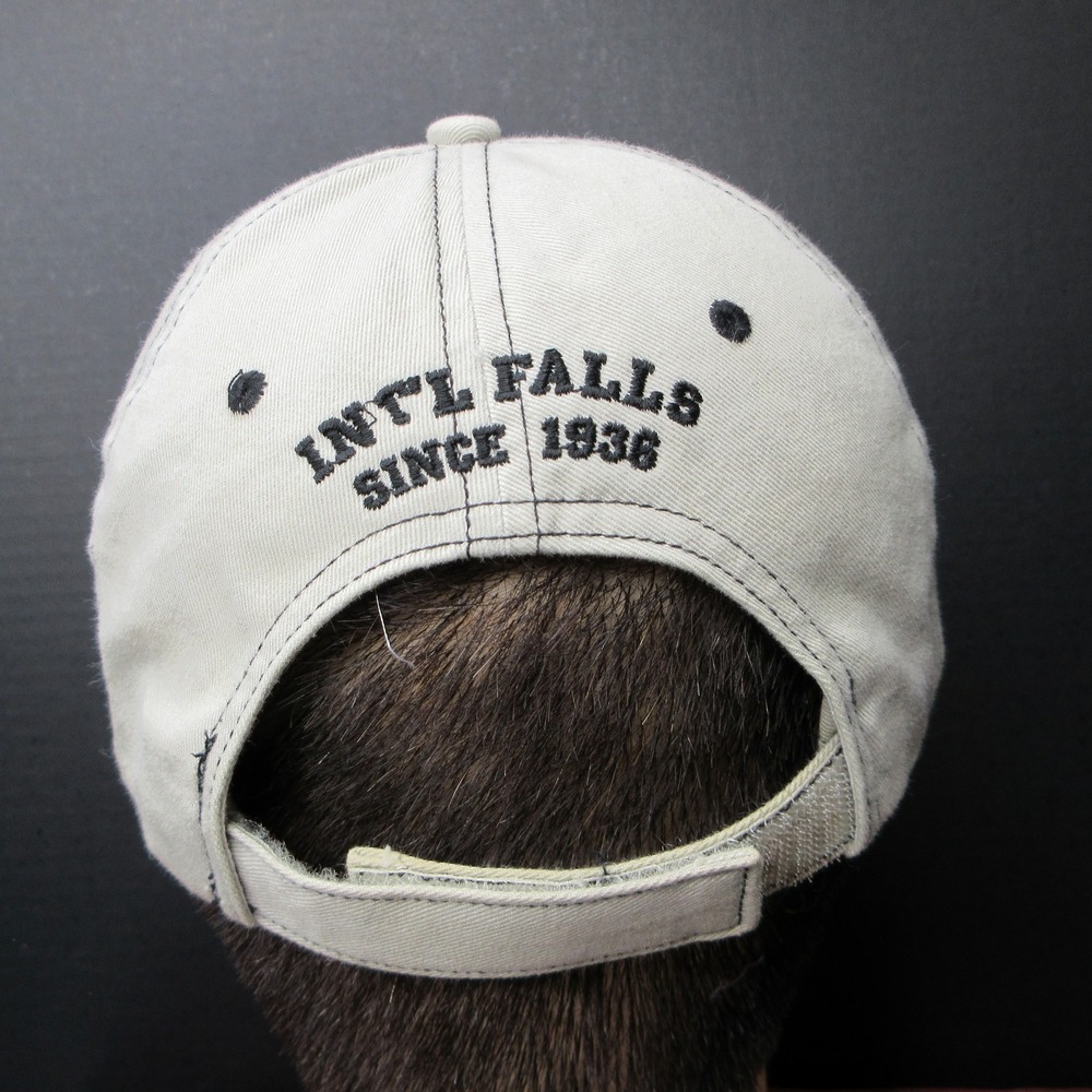 Port Authority Sportsmen's Fishing Dept Service Hat Int'l Falls Beige Black Cap - Picture 5 of 7